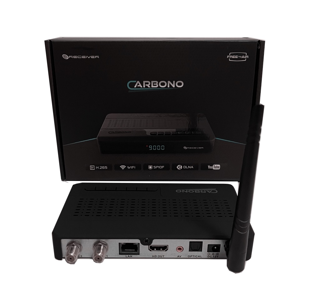 MIUIBOX CARBONO HD DVB-S2 Satellite Receiver with free IKS and SKS